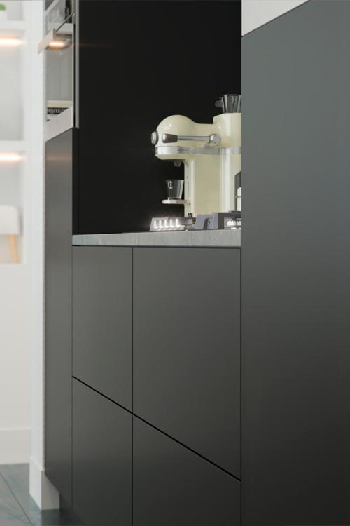 12 Tip On Keuken Matt Black Modern Carbon